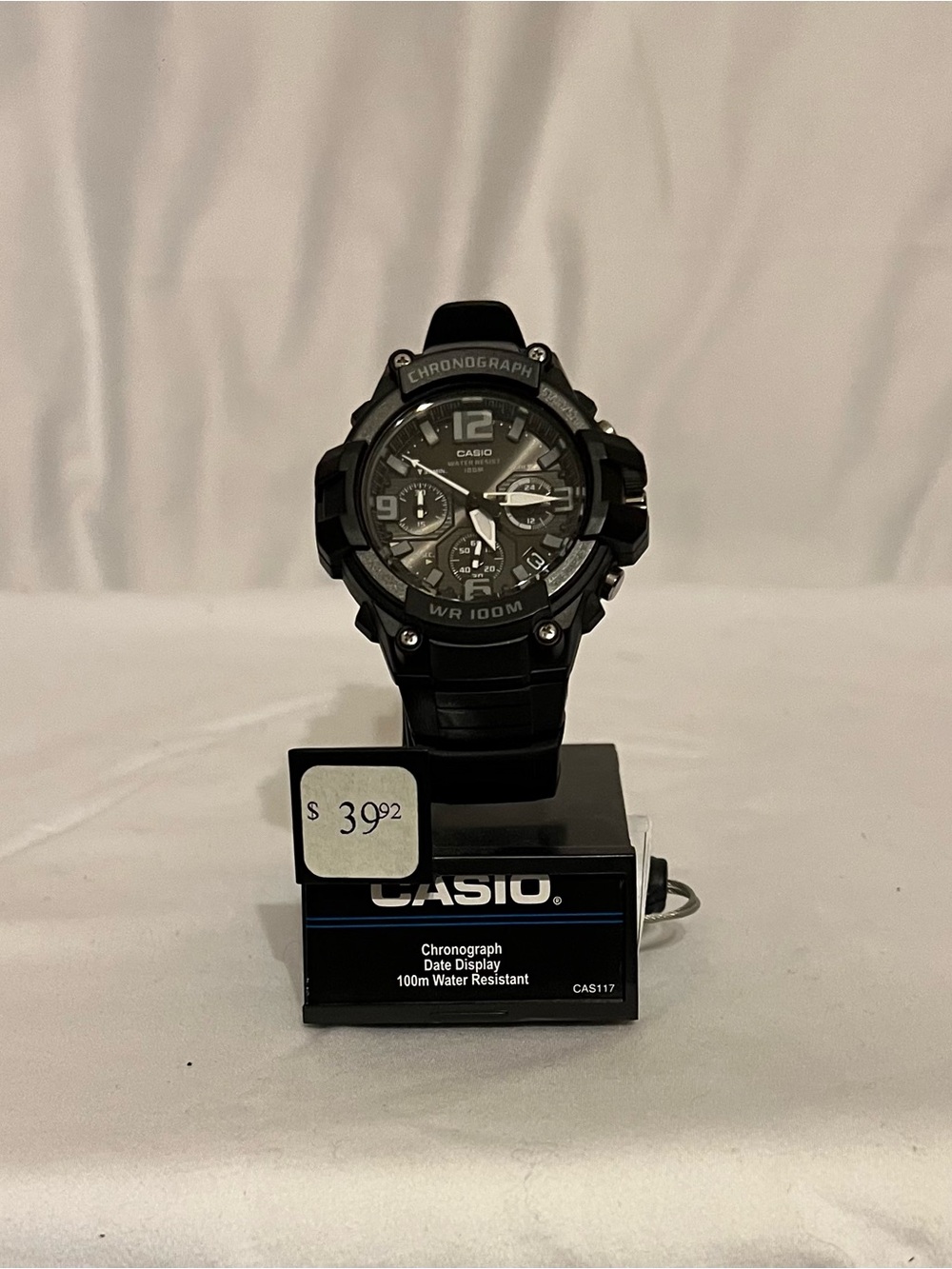 Casio Black and Silver Sport Watch